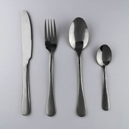 Westerm Blue Cutlery Set Dinnerware Forks Knives Spoons Tea Spoon Flatware Kitchen Dinner 18/10 Stainless Steel Tableware Set